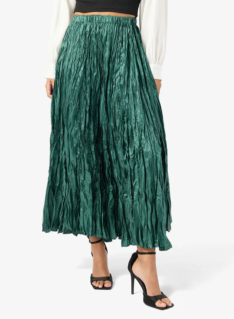 ELLA Crinkled A-line Skirt